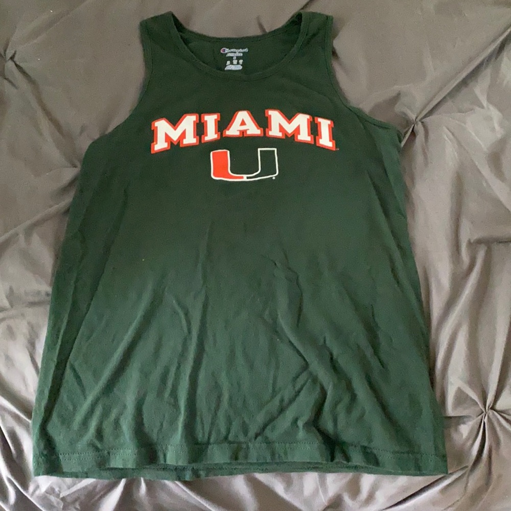 University of Miami tank top